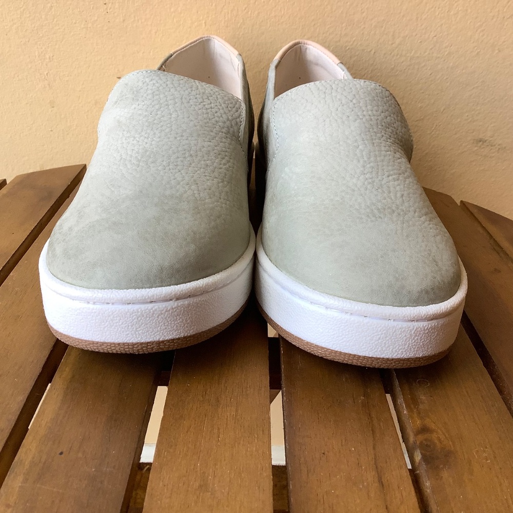 Lucky Brand Hadie Leather Slip On Loafer Sneaker Seagrass SZ 9 - Picture 8 of 15